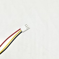 KF2510 Kabel Elektronik Kepala Tunggal 20cm 26AWG Jarak 2.54mm 2/3/4/5/6/7/8/9/10P Terminal Kawat PVC Kabel Penghubung