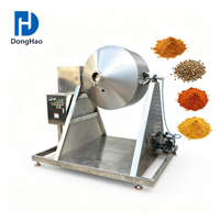 Mélangeur à double cône en acier inoxydable SUS304 de qualité alimentaire pour poudre de protéines sèche uniforme, idéal pour les suppléments et produits chimiques