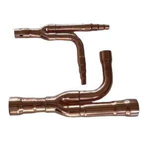 Branch joint Pipe fittings YBP-YG4B For York VRF system Pure Copper pipe VRF Installation Kits Split central air conditioning