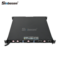 Amplificateurs de puissance audio professionnels numériques stéréo 4 canaux classe D 1500W 1U