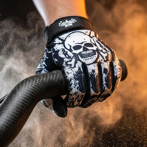 FUNTIMES Guantes de dedo completo con diseño de <span class=keywords><strong>tatuaje</strong></span> japonés y diseño de flor de <span class=keywords><strong>cerezo</strong></span> en las puntas de los dedos para hombres/mujeres - Product Image 5