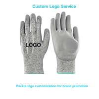 Article populaire : Gants anti-coupure, anti-perforation et anti-abrasion en HPPE enduit de PU, lavables en machine, indice EN388 5, pour métaux tranchants