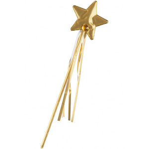 BACCHETTA FATTALETTA IN TESSUTO DORATO ALTEZZA 37CM - Product Image 1