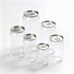Bouteilles en plastique personnalisées avec anneau de traction de 200 ml, 250 ml, 330 ml, 375 ml, 400 ml, 500 ml, 700 ml, 900 ml pour jus, soda, smoothies, thé, café - Product Image 2