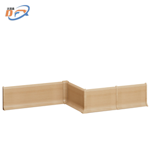 Battiscopa in Alluminio Dafuxin - Facile Installazione, Altezza 6cm, Spessore 1mm, Resistente, Finitura Effetto Legno - Product Image 5