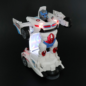 Voiture de cascade électrique transformable, robot rotatif à 360°, lumières et sons, utilisation intérieure-extérieure, chargeur inclus, jouet éducatif STEM pour enfants - Product Image 5