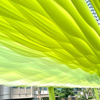 Drapé de plafond transparent sur mesure en tissu rêveur pour Fête/Mariage/Restaurant/Événement en plein air