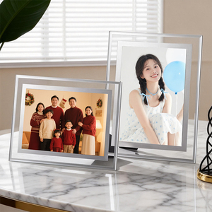 กรอบรูปแก้วใสขนาด 7 นิ้ว สำหรับตกแต่งบ้าน วางบนโต๊ะหรือแขวนผนัง - Product Image 2