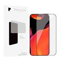 Protection d'écran en verre trempé HD transparent à colle intégrale anti-traces de doigts pour iPhone 18 17 16 15 14 13 12 11 Pro Max 2.5D 0.33mm
