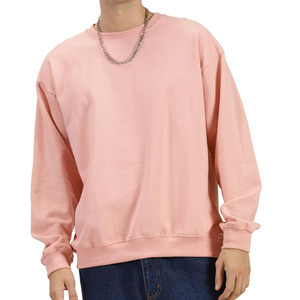 เสื้อสเวตเชิ้ตผู้ชายผ้าคอตตอนเนื้อนุ่ม ทรงโอเวอร์ไซส์ สวมใส่สบาย ทรงหลวม แขนยาว คอกลม เสื้อผ้าผู้ชาย เสื้อสเวตเชิ้ตเนื้อหนา - Product Image 4