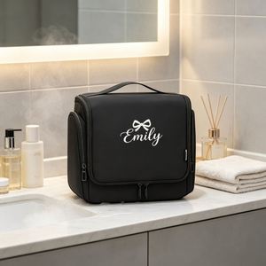 <b>Hanging</b> Toiletry <b>Bag</b> for Men Women, Large Travel Toiletry Organizer <b>Bag</b> with Waterproof Pocket,Custom Logo - Product Image 5