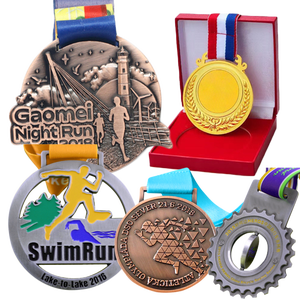 Рекламные медали на заказ с гравировкой логотипа, металлические, в стиле старой школы, 3D, для настольного тенниса, бадминтона, антикварные, для футбола - Product Image 2