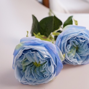 Fiori artificiali vero tocco grande petalo fiore idratare Austin Elsa <span class=keywords><strong>Rosa</strong></span> peonia di seta in lattice <span class=keywords><strong>Rosa</strong></span> per la decorazione della casa d'interni - Product Image 4