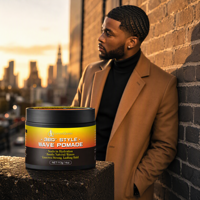 Pommade Coiffante 360 Wave Fixation Forte Longue Durée Hydratante pour Hommes – Cire Coiffante pour Ondulations Naturelles – Huile Coiffante Professionnelle 113g 4oz