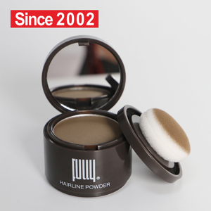 FULLY Hairline Powder Brown ABS Container with Mirror Hair <b>Root</b> <b>Concealer</b> 04 Model for Professional Salon Use - Product Image 6