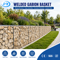 Gabion en acier galvanisé soudé de qualité supérieure / Panneau de clôture / Panier à pierres pour mur de soutènement avec dimensions personnalisables à vendre