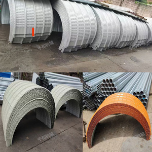 Forma personalizzata del pannello del tetto arco curvo delle mattonelle di piegatura del pannello del tetto in metallo k campan arco tetto rotola che forma macchina da costruzione - Product Image 3