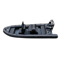 Bateau gonflable de luxe de 7 mètres Hypalon Deep V en aluminium rhi700 à vendre