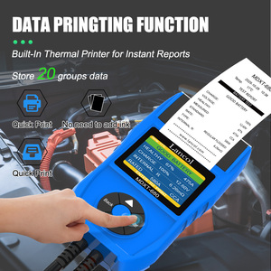 Para Lancol 12V Digital OEM LCD Testador De Bateria Analisador com Impressora Carro 200Ah Analisador De Bateria Ferramenta Essencial Testador De Bateria De Carro - Product Image 5
