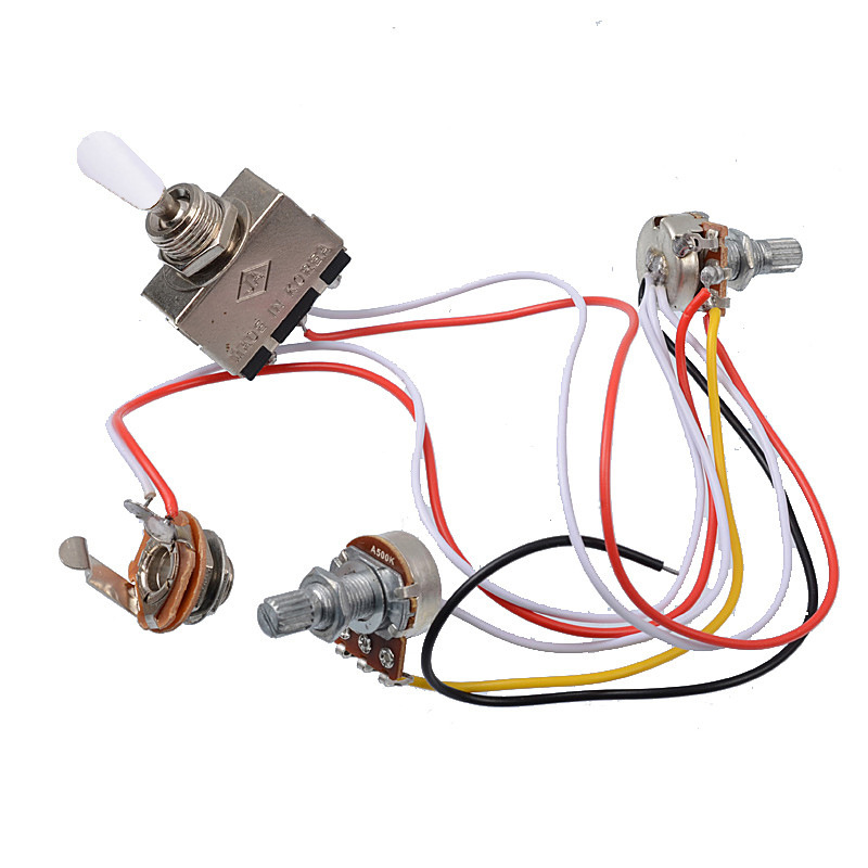 Electric Guitar Wiring Harness - 3 Way Toggle Switch