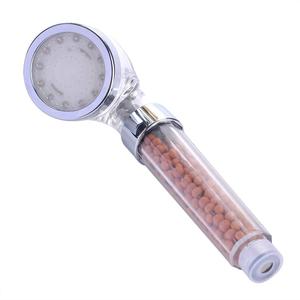 Pomme de <span class=keywords><strong>douche</strong></span> LED colorée haute qualité, lumière changeante, pour baignoire, luisant, flux d'eau, lumière de pomme de <span class=keywords><strong>douche</strong></span>, 7 couleurs - Product Image 3