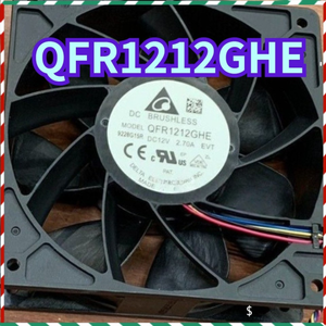 Ventilador de Refrigeración para <span class=keywords><strong>GPU</strong></span> de Alta Velocidad Qfr1212ghe, 1 Unidad, Nuevo, 120x120x38mm, DC12V 2.7A, con Garantía - Product Image 1