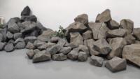 S024 maison intérieur extérieur plante artificielle décoration jardin roche artificielle aménagement paysager couverture pavé aménagement paysager pierre