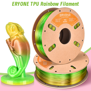 Filament <span class=keywords><strong>TPU</strong></span> 95A de couleur arc-en-ciel de 1,75 mm de diamètre, tolérance 3D, pour impression 3D créative, fabriqué par <span class=keywords><strong>ERYONE</strong></span> Factory. - Product Image 5