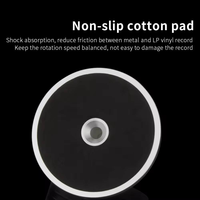 Stabilisateur de Poids pour Disque Vinyle 60Hz avec Niveau à Bulle et Détection de Vitesse, Pince Stabilisatrice pour Lecteur de Disques Vinyles