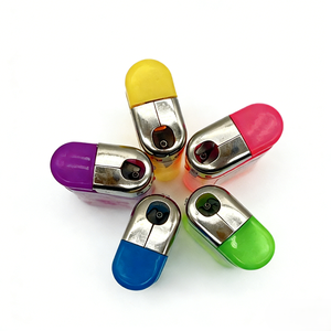 Briquet électronique jetable moderne en plastique transparent, écologique et durable pour cigarettes - Cadeaux d'affaires - Product Image 5