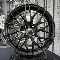Jantes forgées monobloc personnalisées 18 19 20 21 22 pouces en alliage d'aluminium pour BMW Mercedes Audi, jantes de voiture de sport de luxe, noir brillant
