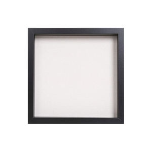 क्लासिक कस्टम काले लकड़ी 3D गहरी फ्रेम छाया बॉक्स तितली सूखे फूल प्रदर्शित करता है के लिए - Product Image 1