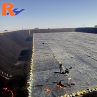 Géomembrane HDPE pour biodigesteur, décharge, barrage, étang, pisciculture, 1 mm, 1,5 mm, 2 mm