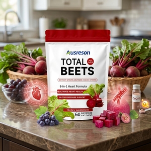 VitaSpring Vegan Beet Root Gummie Gummy Immune Support Supplement OEM Superfood Sugar Free Minerals Vitamin B12 <strong>Beetroot</strong> <strong>Gummies</strong> - Product Image 3