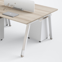 Cabine de bureau pour enseignants poste de travail 4 en 1 poste de travail de bureau de 10 personnes poste de travail de 10 places bureau