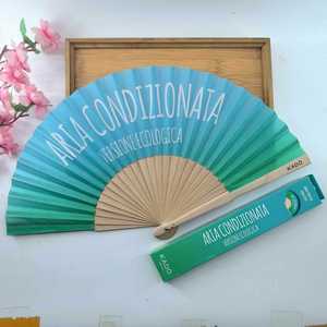 Custom <b>Large</b> Folk Art Paper Folding Hand <b>Fan</b> Personalized Music Theme for Halloween Dance Party Painted Bamboo Crafts - Product Image 3