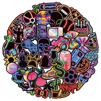 Impression personnalisée autocollant pour enfants en vinyle découpé avec des matrices en vrac planificateurs et journaux autocollants Anime