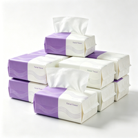Mouchoirs en papier doux personnalisés avec logo imprimé, 3 plis, 100% pâte de bois vierge, serviettes personnalisées OEM ODM pour usage domestique