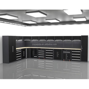 Banc de travail professionnel <span class=keywords><strong>en</strong></span> acier et <span class=keywords><strong>bois</strong></span> avec rangement intégré, armoire à outils combinée, fabriqué <span class=keywords><strong>en</strong></span> Chine, best-seller - Product Image 2