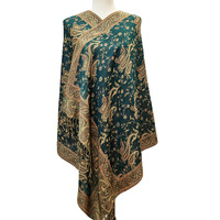 Écharpe longue jacquard à motif cachemire en acrylique, nouvelle collection, tendance, polyvalente, avec franges, pour femme musulmane, vente en gros