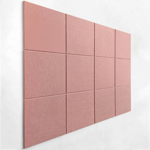 Lot de 12 panneaux en feutre et liège autocollants, 30x30cm carrés, pour maison, bureau, hôtel, restaurant, bar, décoration - Vente Flash - Product Image 1
