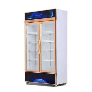 Singola porta di vetro 2/3 verticale verticale <span class=keywords><strong>vetrina</strong></span> <span class=keywords><strong>vetrina</strong></span> <span class=keywords><strong>frigorifero</strong></span> per commerciale dinamico Fancooling supermercato - Product Image 5
