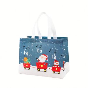 Reusable Tote <b>Bags</b> with Handles, Christmas <b>Bags</b> for Gift Wrapping Shopping Xmas Party Supplies - Product Image 1
