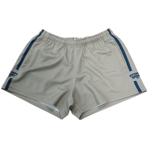Shorts de rugby unisexes sublimés grande taille en polyester et coton avec cordon élastique, respirants, séchage rapide, poches zippées pour hommes et femmes - Product Image 6