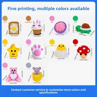 Mini 3D Printed Mushroom Turtle Clicker Keycap Press Decompressor Fingertip Stress Relief Toys Clickers for 3d Printed Toys