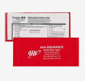 Porta Tarjetas de Seguro Grandes Personalizados con Impresión Personalizada, Regalo Promocional con Logotipo para Negocios de Automoción - Product Image 6