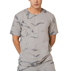 เสื้อยืดพิมพ์ลายและกางเกงขาสั้น ผ้าฝ้ายน้ำหนักเบา ระบายอากาศได้ดี คอกลม แขนสั้น พร้อมกระเป๋าข้าง ชุดขายดีที่สุด - Product Image 5