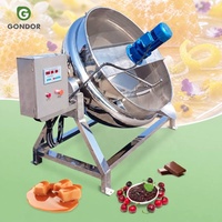 Machine de cuisson automatique sous vide électrique pour sirop de sucre et confiture, avec fonction de refroidissement par enveloppe chauffante