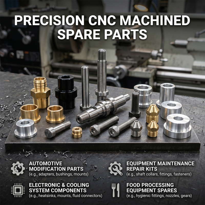 CNC Machined Aluminum 6061 Spare Parts