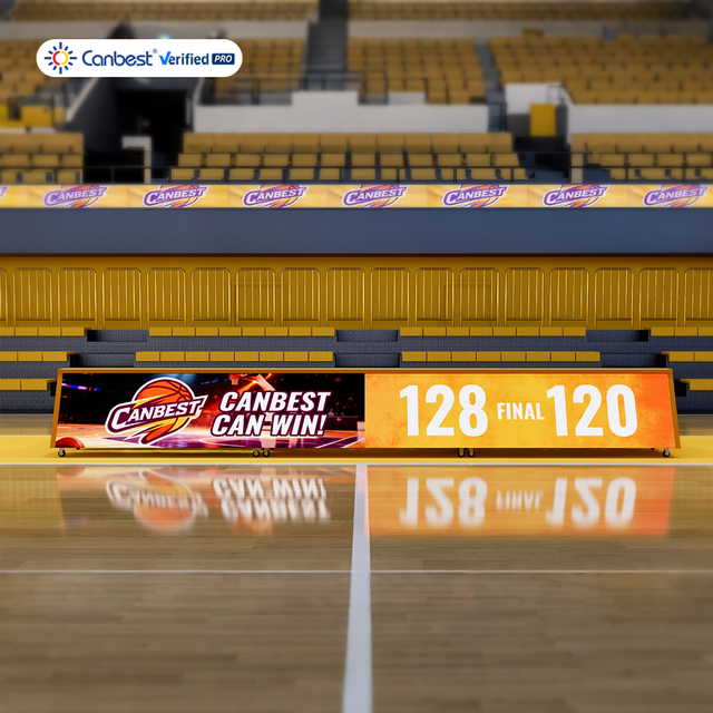 Canbest Table LED Display P2.6 P3.9 Gob Ultra Clear Scoreboard Foldable Portable Basketball Court LED Advertising Table Display